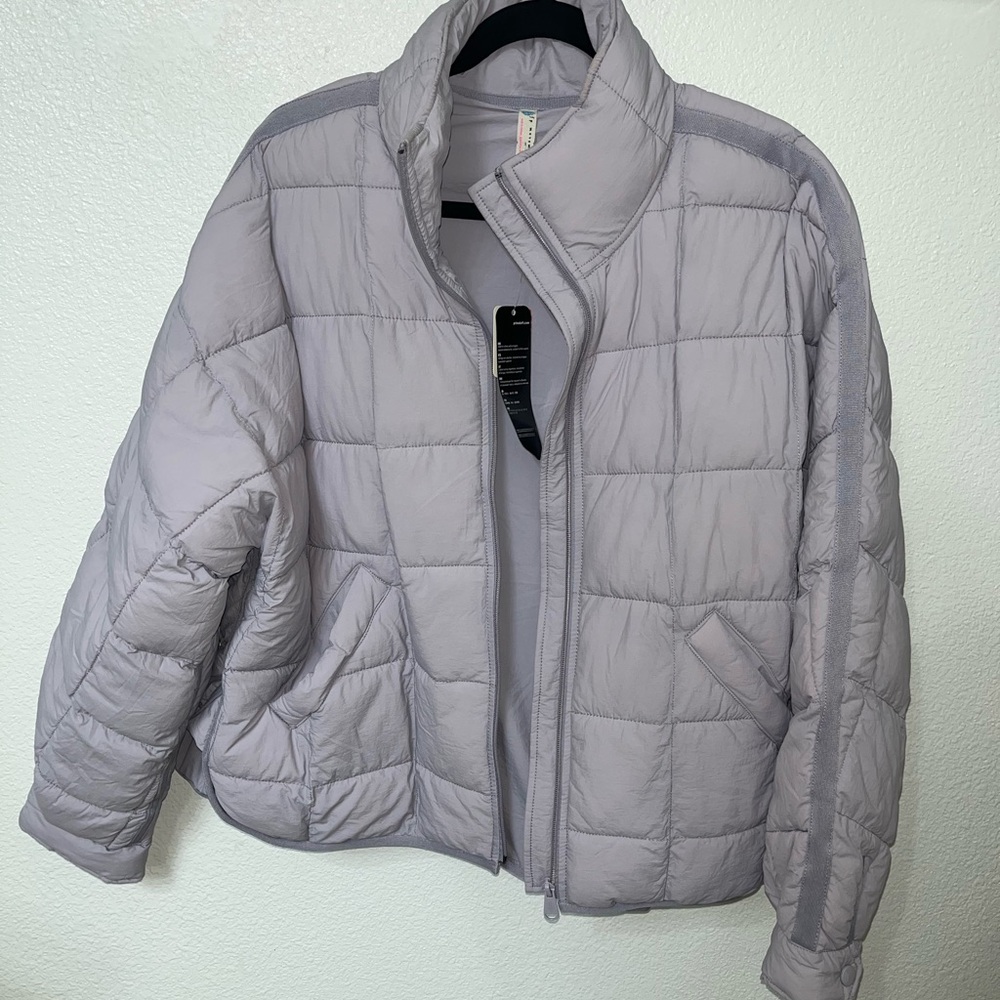 Free People Titanium Quilted Puffer Jacket
